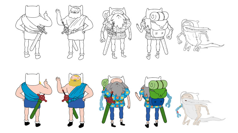Dicas de design de personagens do designer de Adventure Time 1