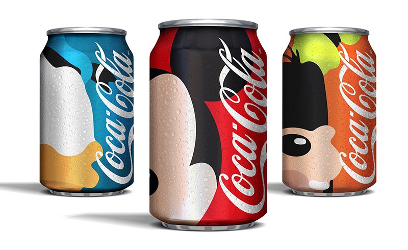Latas de Coca-Cola Disney 1