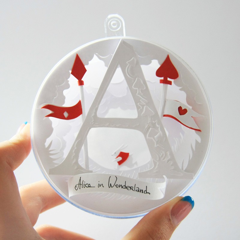 decoracao-natal-paper-cut-alice-pais-das-maravilhas-4