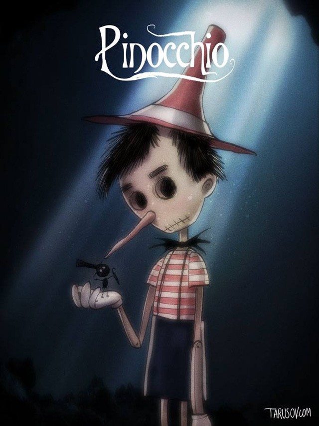 se-filmes-da-disney-fossem-feitos-por-tim-burton-pinoquio